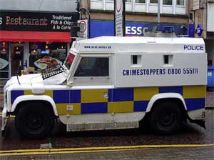 PSNI armored jeep from Ted Drake flickr