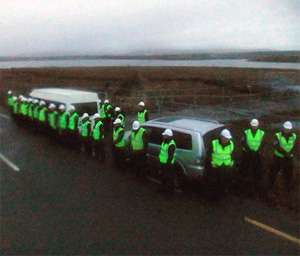 IRMS working for Shell at Rossport