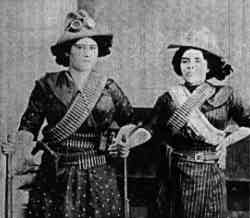 Two women who fought with Zapata