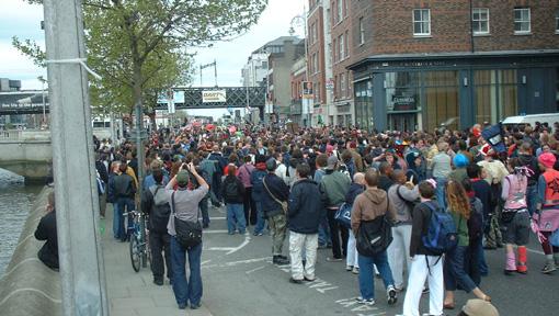 RTS demo in Dublin