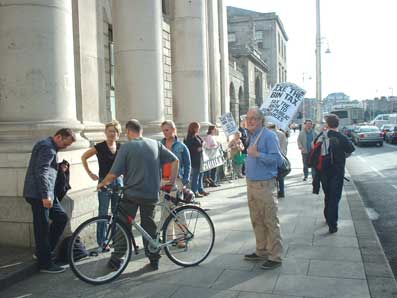 Dublin high court picket