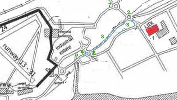 Map of the ac tion