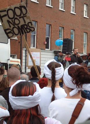 Food not bombs in Dublin