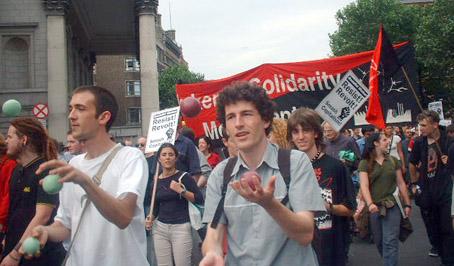 Juggling against the G8 in Dublin