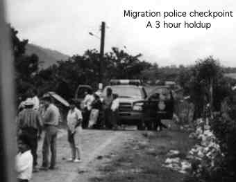 Migration police in Chiapas