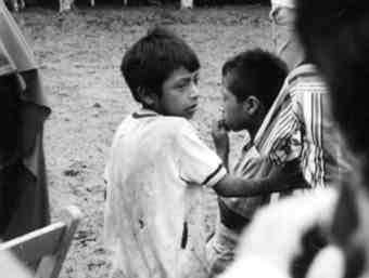 Some kids at Realidad