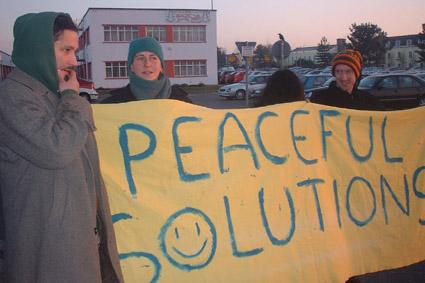 Peaceful solutions